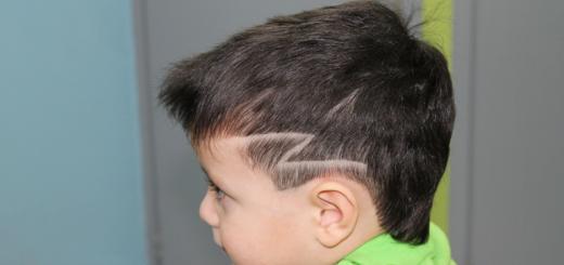 Frisur mit Mustern – die Jungs werden es lieben!