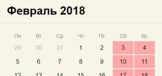 Der Tag des Verteidigers des Vaterlandes gibt den Russen einen zusätzlichen freien Tag - Kalender