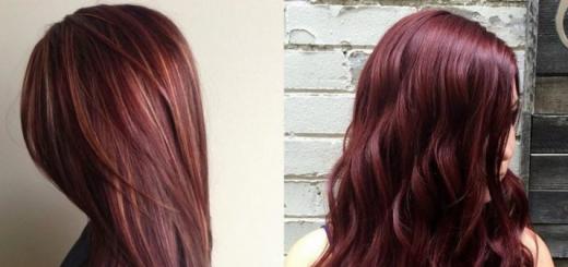 Češnjeva barva las (38 fotografij) - moden svetel videz