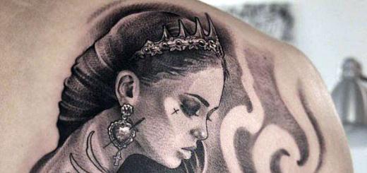 Tattoos im Chicago-Stil Totenkopf im Chicago-Stil