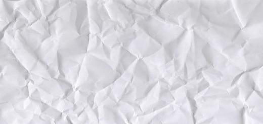Kako poravnati list papirja, če je zmečkan